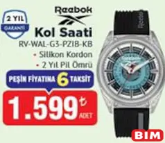 REEBOK RV-WAL-G3-PZİB-KB ERKEK KOL SAATİ fiyat ve kampanya bilgisi